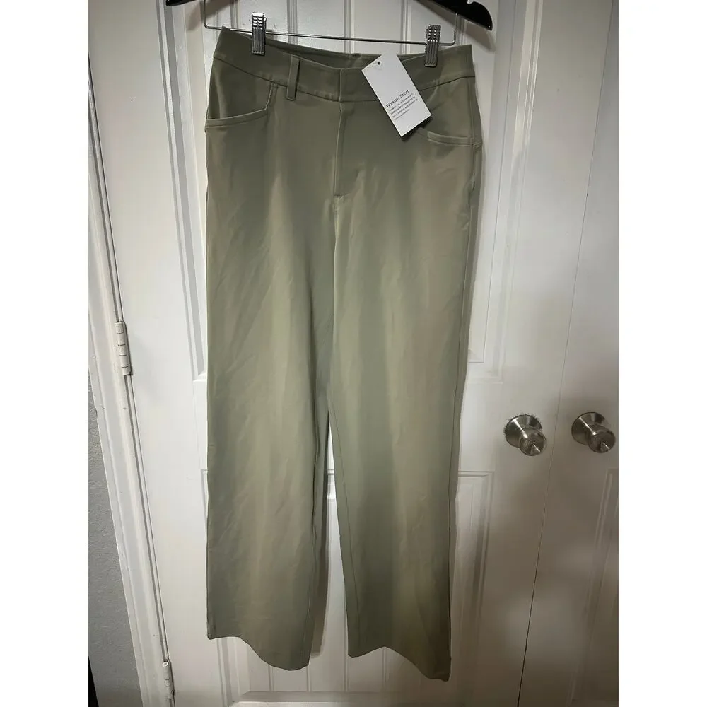 Public Rec Workday Short Chino Pants 28/32 Sage Green Preppy Office Performance
